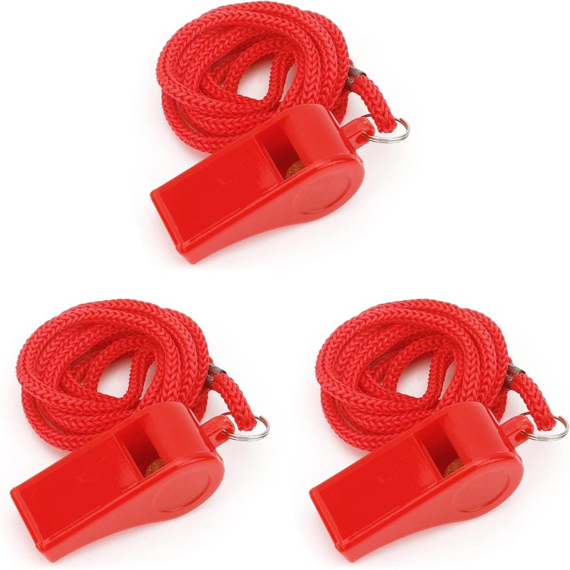 Nurplexl Store Whistle, Whistle for Coaches, Plastic Whistles for Adults, Coach Whistles with Lanyard, Referee Whistle Loud Crisp Sound Whistle Emergency for Teacher Polices Officials Sport Training Lifeguard - Image 1